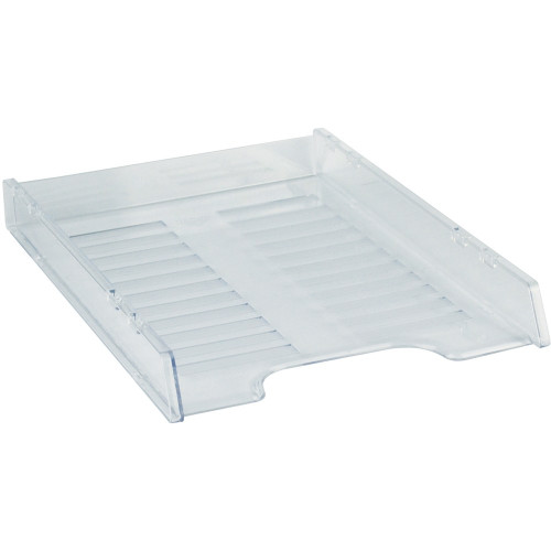 ITALPLAST A4 Slimline "Multi Fit" Document Tray - Clear, Each