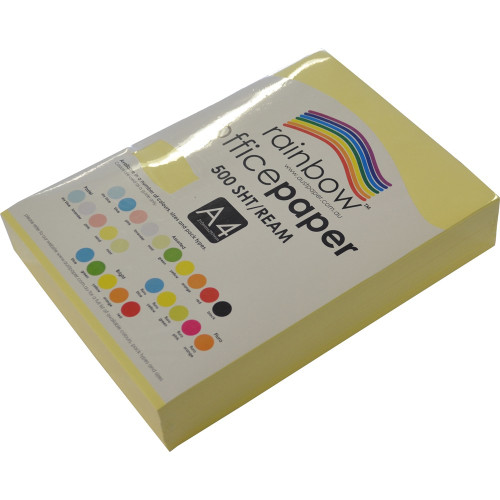 RAINBOW OFFICE PAPER A4 80GSM Sand Ream of 500