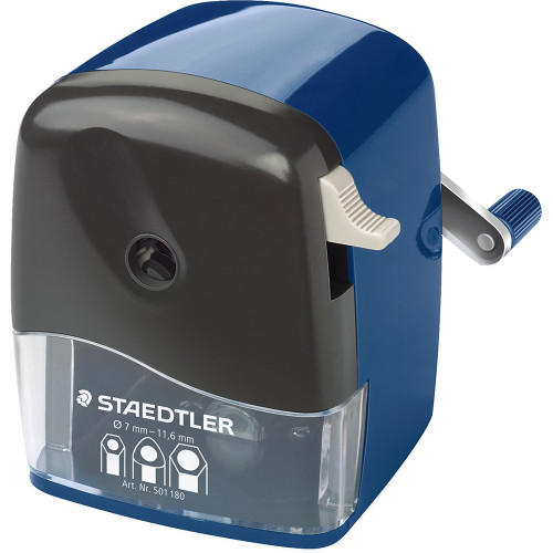 Staedtler 501 180 Mars Rotary Sharpener One Hole Blue, Each