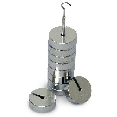 Slotted Weight Set of 9 x 10g with 10g Carrier