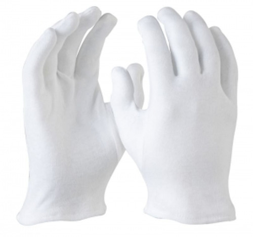 Maxisafe Interlock Cotton Glove With Hemmed Cuff - Ladies Pair
