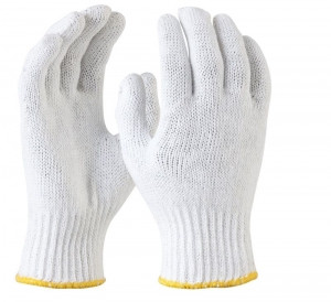 Maxisafe Bleached, Knitted Poly Cotton Liner Glove - Mens Pair