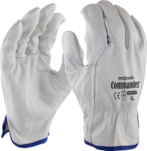 Commander Premium Cow Grain Riggers Glove, Small Pair