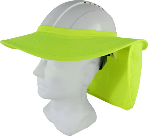 Maxisafe Hard Hat Brim With Neck Flap - Yellow