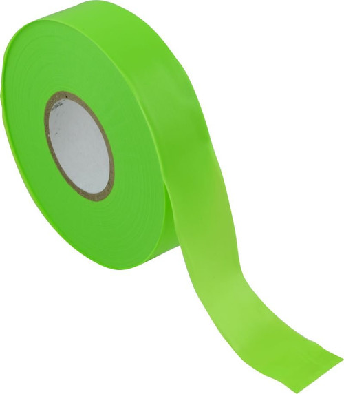 Maxisafe Flagging Tape, Fluoro Lime - 25mm x 100m Each