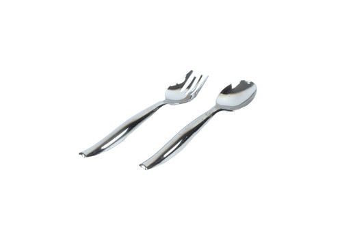 Stainless Steel Look-Alike Salad Servers, Pack of 2