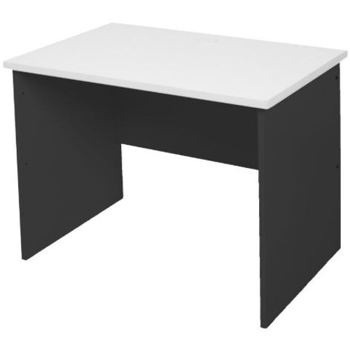 Rapidline Rapid Worker Desk 900W x 600D x 730mmH, White/Ironstone
