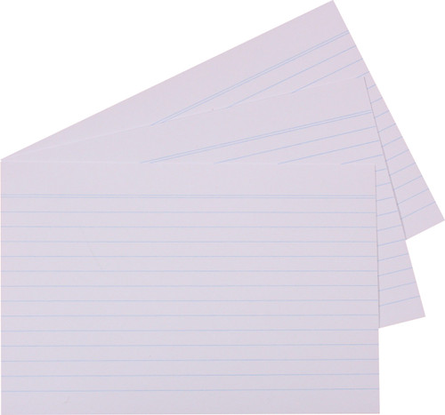 Quill Palm/Study/System gsm 6" x 4" (152 x 102mm) White, Pack 100 (SC64RW)