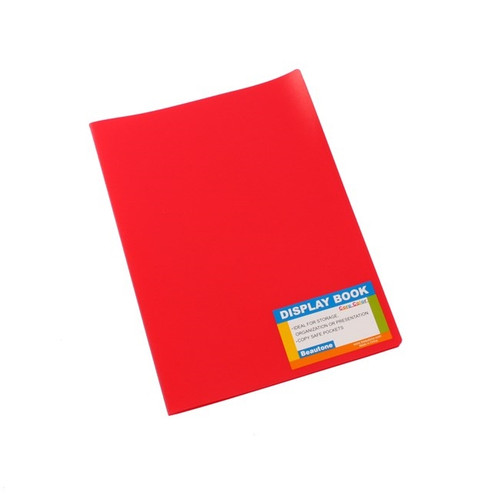 Bantex Tropical Fixed Display Book PP A4 20 Pockets - Melon (47010)
