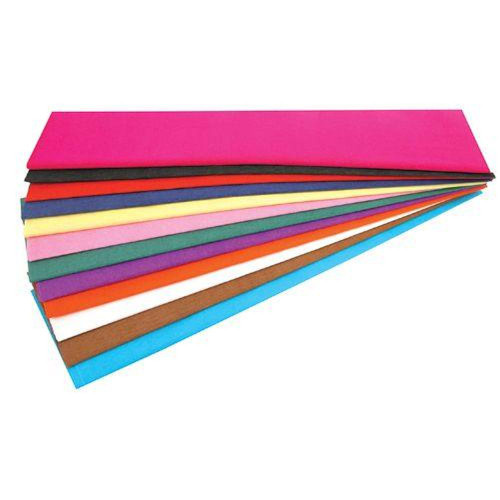 Crepe Paper Coloured Pack of 12