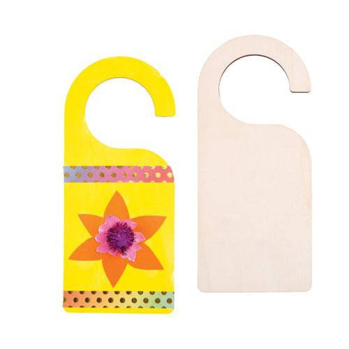 Wooden DIY Door Hanger Pack of 5
