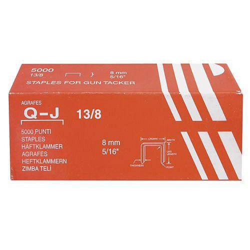 Tacker Staples Pack of 5000 - 8mm leg