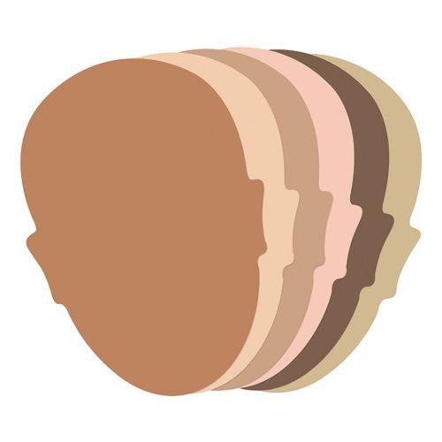 Paper Shapes Pack of 50 - Faces