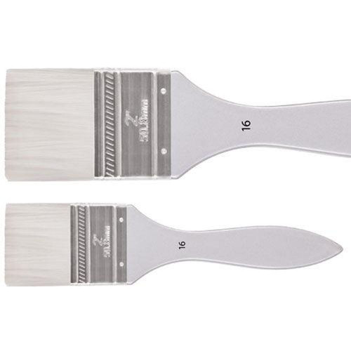 Zart Dynamic Taklon Flat Brushes - # 16 (50mm)