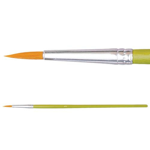 Budget Taklon Round Brushes Pack of 10 - #6