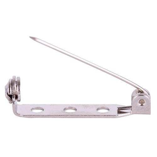 Brooch Backs Silver 25mm Pack of 100