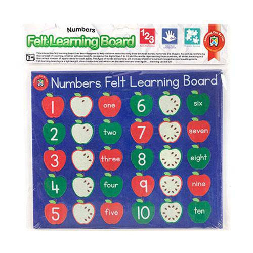Felt Learning Board Numbers