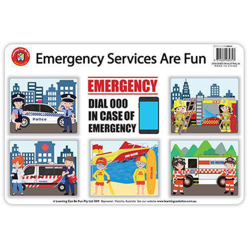 Learning Placemats - Emergency Services