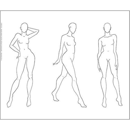Fashion Croquis A3 Pack of 10