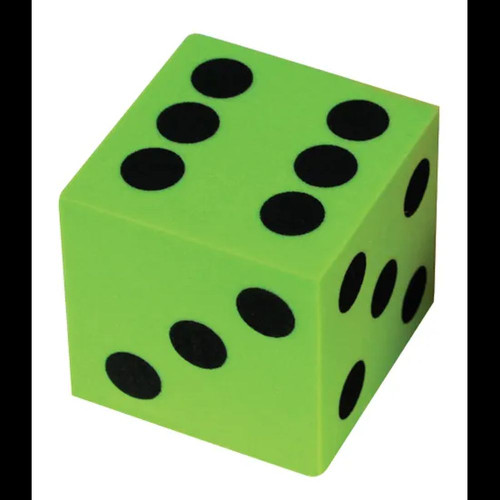 Dice:6 Face 40mm Dot Foam