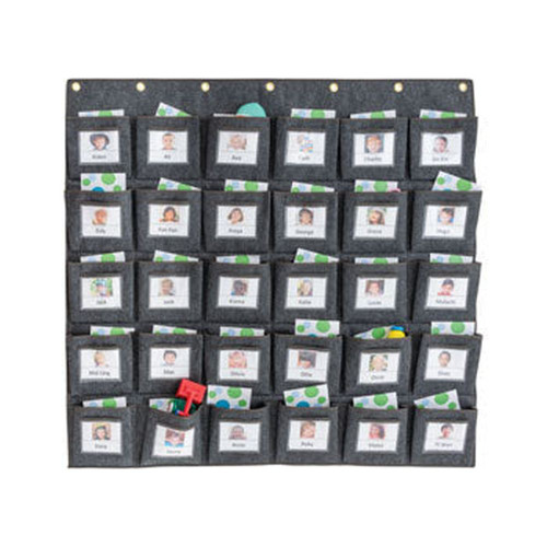 Parent Communication Pockets - 30 Grey