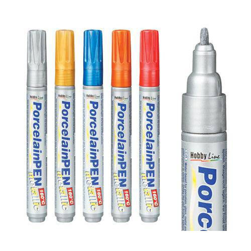 Kreul Porcelain Markers Pack of 5 - Metallic