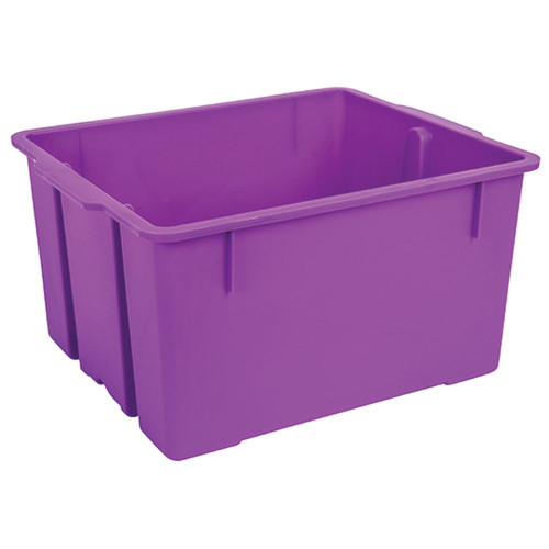 Heavy-Duty Storage Bin - Purple