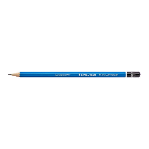 Staedtler 100 Mars Lumograph Pencils - 10H, Each