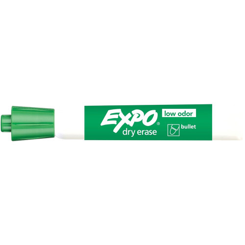 EXPO WHITEBOARD MARKER 2.0mm Bullet Tip Green