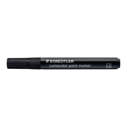 Staedtler 349 Lumocolor Paint Marker - Black, Each