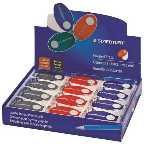 Staedtler 525 Covered Eraser Assorted, Each