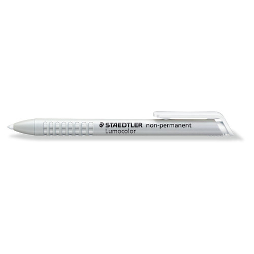 Staedtler 768 Dry Marker Lumocolor Non-Perm White, Each