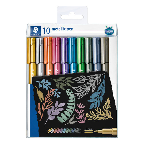 Staedtler 8323 Metallic Marker - Assorted Box of 10