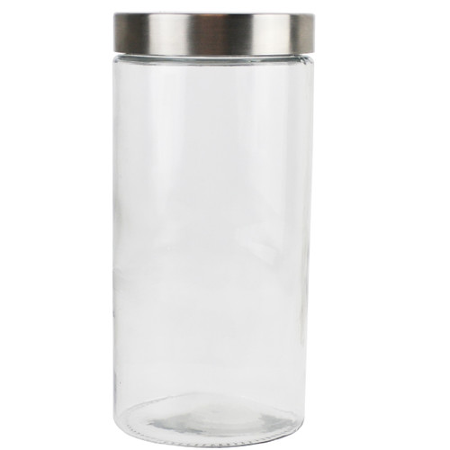 ITALPLAST Glass Food Canister - 2200mL - Glass, Each