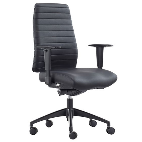 Siena Executive Chair Low Back in Black PU
