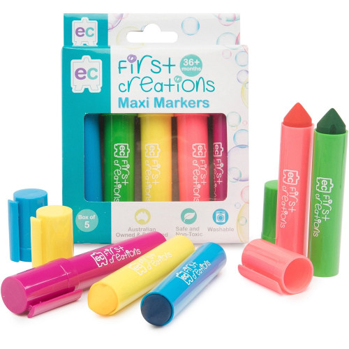 MAXI MARKERS BOX OF 5
