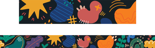 Night Brights Abstract Border