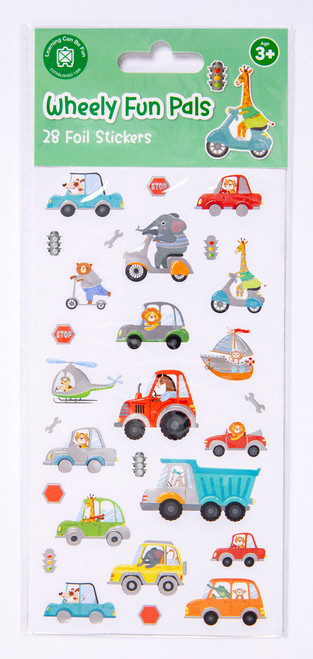 Wheely Fun Pals - Foil Sticker Set