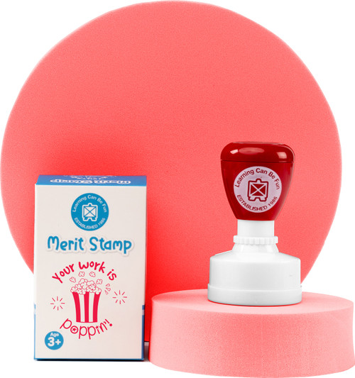 Your Work is Poppin' Merit Stamp