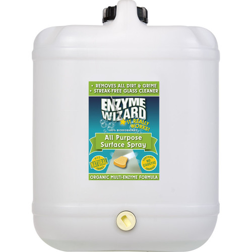 Enzyme Wizard All Purpose Surface Spray - 20L, Each
