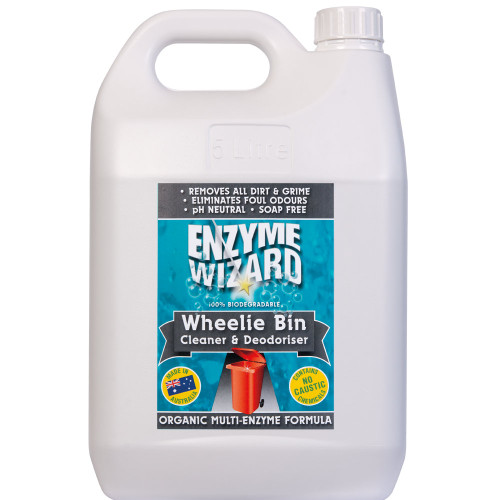 Enzyme Wizard Wheelie Bin Cleaner and Deodoriser - 5L, Each