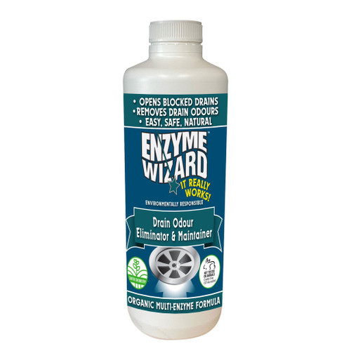 Enzyme Wizard Drain Odour Eliminator & Maintainer - 1L Round, Each