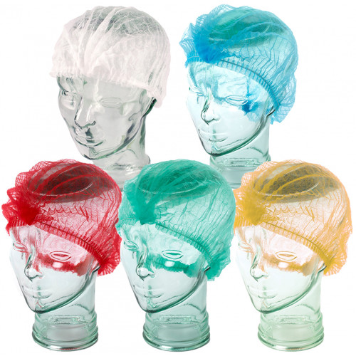 Ultra Health Disposable Crimped Cap 21 Inch Blue Carton of 1000