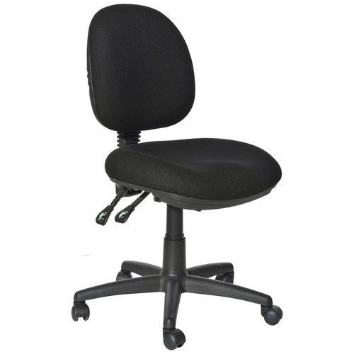 Classic Mid Back Chair Black, Each