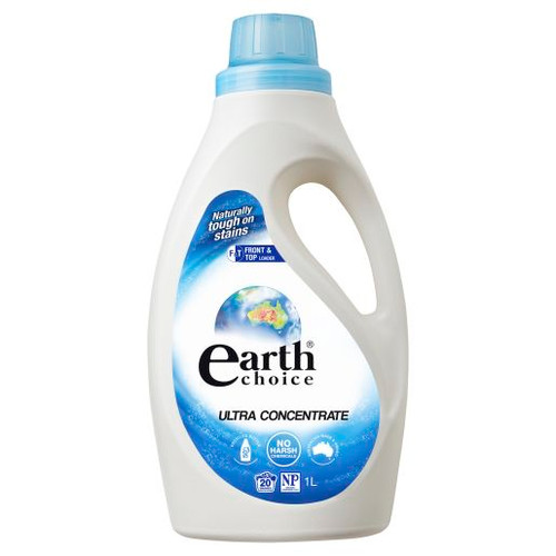 EARTHS CHOICE ULTRA CONCENTRATE LAUNDRY LIQUID TOP & FRONT LOADER 1L