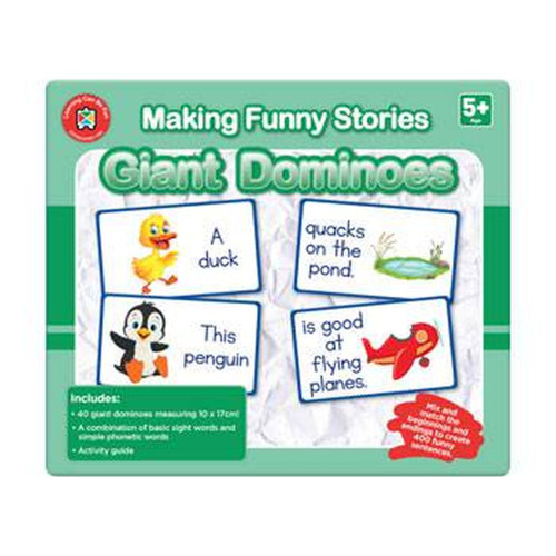 Making Funny Stories Giant Dominoes