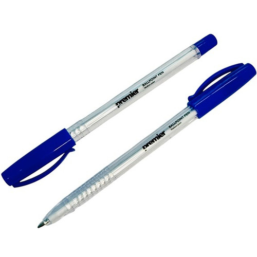 Premier Ballpoint Pens Blue - 1.0mm Tip, Each