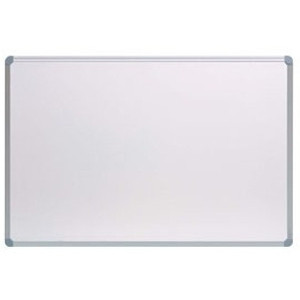 1520mm x 1220mm Standard Frame Wall Mounted High Gloss Porcelain Whiteboard, Each