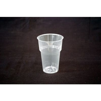 CLEAR DISPOSABLE DRINKING CUP 285ml (10oz) Pack of 50