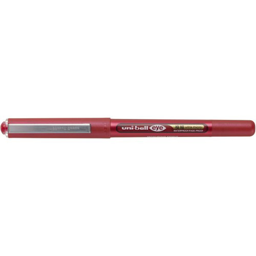Uni-Ball UB150 Eye Rollerball Pen Ultra Micro 0.38mm Red, Box of 12
